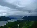 Gorge du Columbia,  photographiée de Crown Point.