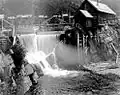 La Crystal Mill en activité dans les années 1890.
