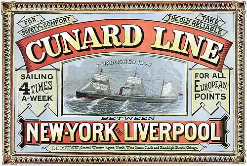 illustration de Cunard Line