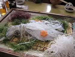 Sashimi de pieuvre