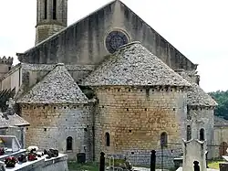 Église Saint-Martin - Chevet roman.