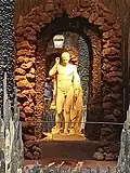 Copie de la statue de Marcellus, Grotte de Cybèle, Domaine du château du Champ-de-Bataille, Eure, France
