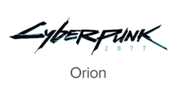 Logotype au tracé abrupt et avec des lettres striées.