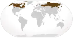 Aire de répartition du Renne