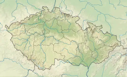 Voir sur la carte topographique de Tchéquie