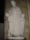 Statue de Don Jean Bosco dans l'église (août&nbsp;2008).