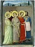 Groupe de saints (vers 1300) de Bernardo Daddi