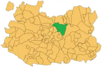 Localisation de Daimiel