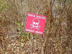 Mines à la frontière, en Thaïlande