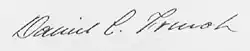 signature de Daniel Chester French