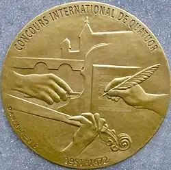 Médaille Concours Quatuor