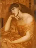 Pénélope vue par le peintre préraphaélite Dante Gabriel Rossetti en 1869.