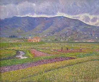 1902 Pluie de mai. Pays basque (Musée d'Ixelles)