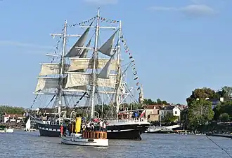 Le Belem à Débord de Loire 2019.