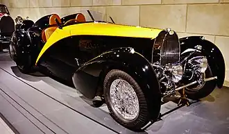 57 roadster Grand Raid 1934 par Jean Bugatti (collection Musée Louwman).