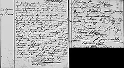 Acte de mariage entre Denis Benjamin Papineau et Angelique Louïse Cornud. 14 septembre 1813. Paroisse Notre-Dame de la ville de Montréal.