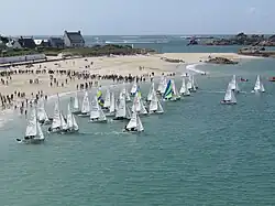 Quelques secondes après le départ en 2017