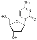structure chimique de la désoxycytidine monophosphate