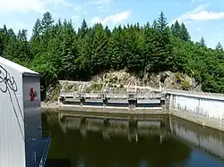 Le barrage des Chaumettes.