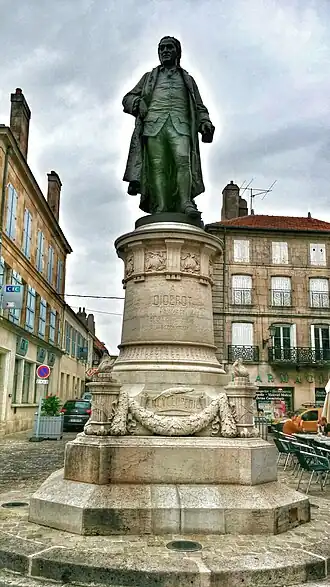 Monument à Denis Diderot (1884), Langres.