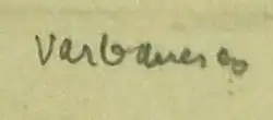 signature de Dimitri Varbanesco
