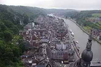 Panorama vers Anseremme.