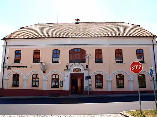 Divišov : la mairie.