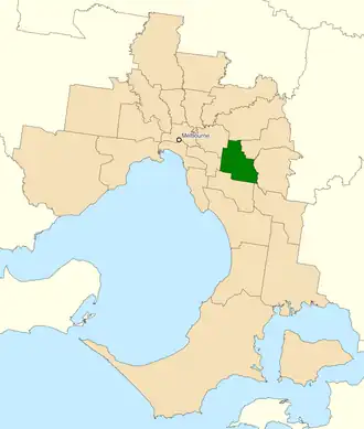 Carte de la circonscription.