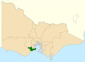 Carte de la circonscription.