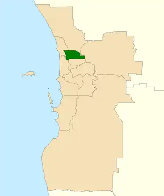 Carte de la circonscription.