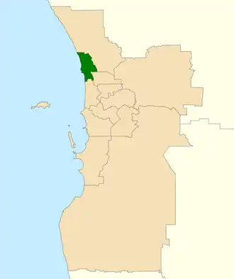 Carte de la circonscription.