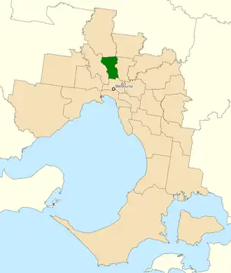 Carte de la circonscription.