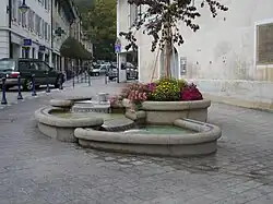 Fontaine jeux d'eau.