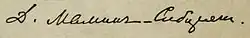 signature de Dmitri Mamine-Sibiriak