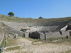 Le théâtre du sanctuaire de Dodone, Épire.