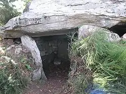 Le dolmen de Kerlutu.