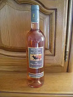 AOC côtes-de-provence rosé.