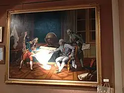 Tableau « Louis XVI donnant ses instructions à Lapérouse ».