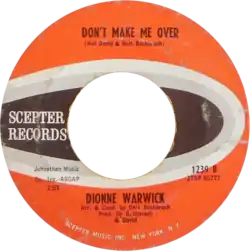 Description de l'image Dont make me over dionne warwick US single variant A.png.