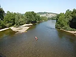 Au pont de Cieurac, à Lanzac.