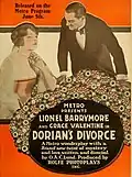 Affiche du film Dorian's Divorce&nbsp;(en) (1916).