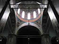 L'intérieur : une voûte,