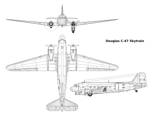 vue en plan de l’avion