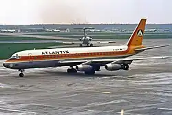 Douglas DC-8-33, D-ADIM, Atlantis