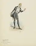 Costume du Baron de Gondremarck pour La Vie parisienne de Jacques Offenbach (1866)