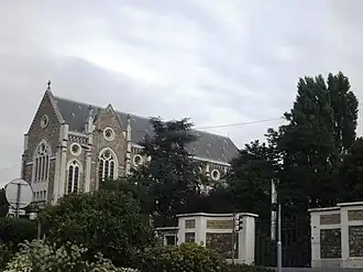 La cathédrale copte-orthodoxe.