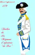 régiment du Roi de 1779 à 1791