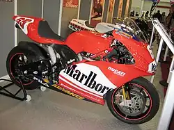 La Ducati de MotoGP en 2004.