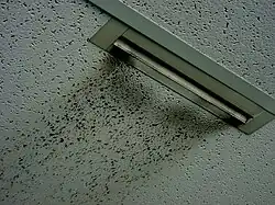 Particules polluant l'air intérieur (type suies et fumées de moteur Diesel)