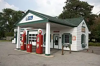 La station-service Texaco d'Ambler.